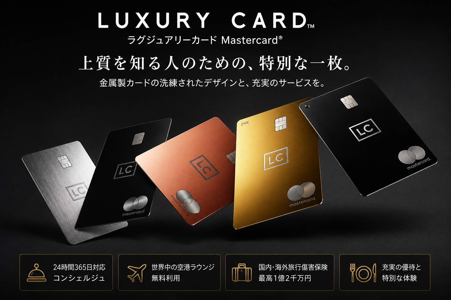 ラグジュアリーカード Mastercard公式サイト